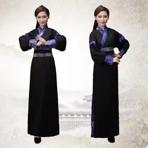Ancient Chinese Costume Men Stage Performance Outfit for Dynasty Hanfu Dress Dance Costume Robe Chin