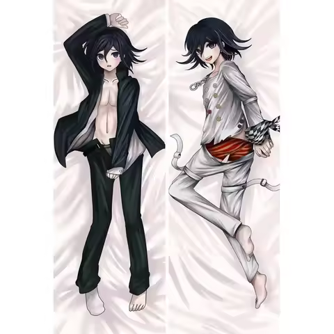 Anime Danganronpa Dakimakura Ouma Kokichi Cos Hing Body Naegi Makoto Case Home Bedding Nanami Chiaki