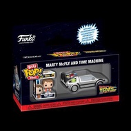 🆕 #美國代購 US🇺🇸 📦訂購 美國代購 Bitty Pop! Rides Marty McFly and Time Machine Figure 回到未來 模型 《下單前請先觀看購買購物須知》
