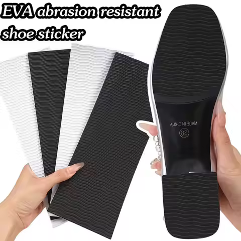 2Pcs Portable 10*27cm Sole Anti Slip Sticker Repair Self Adhesive Shoe Bottom Pads Wearable Heel Sti