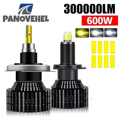 PANOVEHEL H7 LED H4 Car Headlight Bulb 8 Sides 360 520000LM 800W H1 H11 H8 9005 HB4 9006 9012 Hir2 C