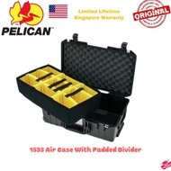 Pelican 1535 Air Case with Padded Divider (Limited Lifetime SG Warranty)(Ready Stocks)(Fast Local Sh