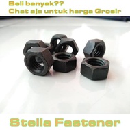 9 pcs NC Nuts 3/8''-16 UNC Black NC Nuts Wholesale Bolts