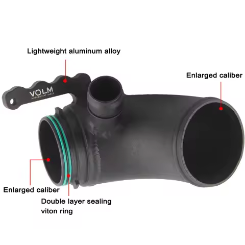 XMSJ-Turbo Muffler Delete Turbo Inlet Outlet Upgrade Pipes For Golf 7 Audi A3 8V S3 S1 TT Leon EA888