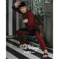 (Free Sampin INSTANT) Baju Melayu Elrah Teluk Belanga Luxe (Red, Pink, Orange, Yellow Series)
