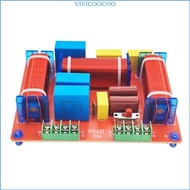 VIVI Speaker Crossovers Filters 400W 3 Way Adjustable Audiophiles Frequency for Enhances Sound