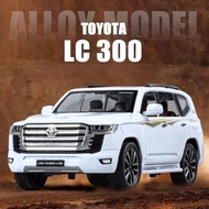 Original LC300 Diecast Car Model Toyota LC300 Land Cruiser Metal Diecast Official Toyota Licensed La