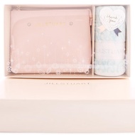 日本Jill Stuart 閃石化妝袋連柔軟手巾毛巾禮盒裝 Beauty Pouch Cosmetic Bag & Facial Towel Handkerchief Gift Box Set