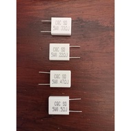 5 Watt Noble Resistor 0.22 ohm 0.33 ohm 0.47 ohm 0.5 ohm