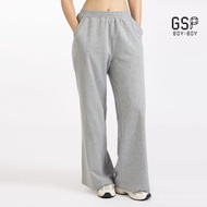 GSP BOY BOY pants Baby French terry Grey-Wide sweat pants กางเกง กางเกงขายาว สีเทา D91GGY