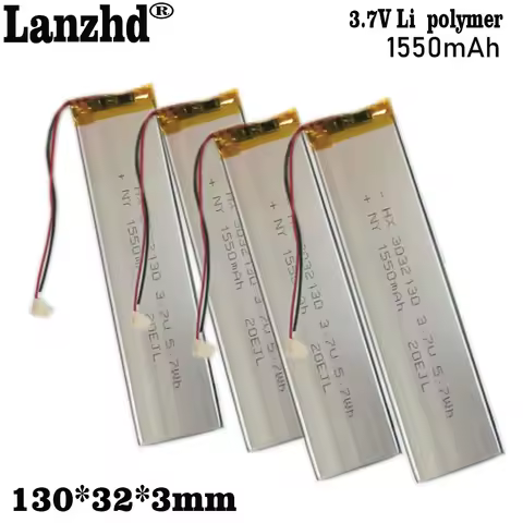 3032130 3.7V 1800mAh Lithium Polymer Battery lipo cellS For Keychron K3 keyboard LED lights camera r