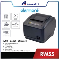 Element RW55 3” Thermal Receipt Printer (USB + Serial + Ethernet)