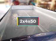 บ่อผ้าใบเลี้ยงปลา ปู กุ้ง หอย หนา 0.3 mm. ความสูง 50 cm. ขนาด 1x1 ถึง 4x6 m. แถมฟรีท่อระบายน้ำ