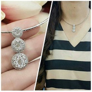 REPLIKA Replica Diamond Necklace Swarovski Necklace Women's Silver Necklace Women's Gold Diamond Nec