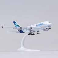 1:400 18cm air bus A380 with Wheel Landing Gear Diecast Airplane Model Alloy Metal Air Plane Model T