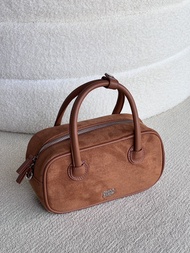 chuuchop Bagel leather bag กระเป๋าหนังทรงเหลี่ยม+สาย Cross Body