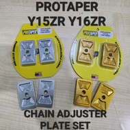 PROTAPER Y15ZR Y15 Rs150 swing ARM CNC CHAIN ADJUSTER PLATE SET