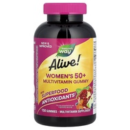 Natures Way Alive!® Womens 50+ Multivitamin Gummy Mixed Berry 150 Gummies