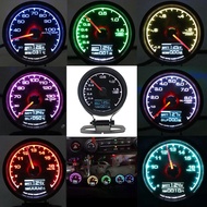 7 Color Turbo Boost Gauge Car Multi LCD Digital Display Racing Meter GReddi Turbine Water Temp Oil t