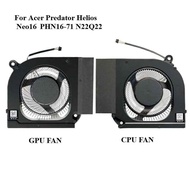 CPU GPU Fan DC12V 1A For Acer Predator Helios Neo 16 PHN16-71