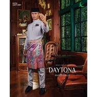 Baju Melayu Kelabu Elrah - DAYTONA (FREE SAMPING)