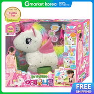 Won Won Walking and Flapping Wings Hello Pet Baby Unicorn Comfort Plush Toy Interactive Toy with