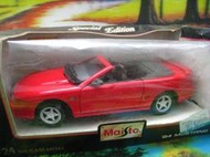 1/24 Ford Mustang GT Convertible 1994 紅 ★〈 Maisto 〉