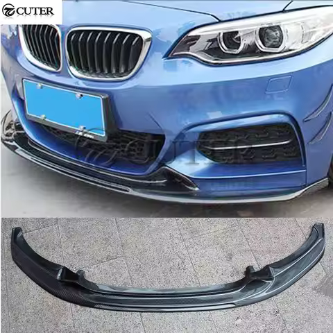 F22 M235 Carbon Fiber Car Front Bumper Lip Splitter for Bmw F22 M235 Car Body Kit 14-18