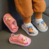 Paw Patrol Indoor House Slipper Soft Plush Cotton Cute Slippers Shoes Non-Slip Floor Home Furry kid For Bedroom