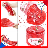 XZ 70ml Fruit Slime Toy Various Soft Stretchy Non-sticky Cloud Crystal Mud Stress Relief Vent Toys Colored Clay DIY Slime Decompression Squeeze Toy Party Favors