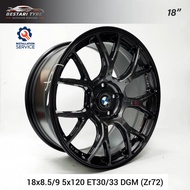 【Installation Available】Zr72 RAXER WHEEL FLOW FORMING 18 INCH 18X8.5/9 5X120 ET30/33 DGM READY STOCK