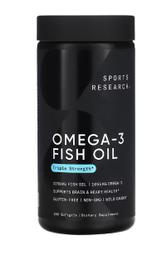 Omega-3 三倍魚油 180粒軟膠囊 Sports Research