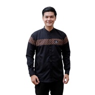 Koko Shirt For Men Combination Of Long-Sleeved batik koko Shirt For Students