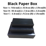 20PCS Per Lot Kraft Black Paper Box Nice Gift Box Packaging Ready made Paper Box Artcard Material Paper Box