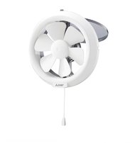 MITSUBISHI พัดลมระบายอากาศติดกระจกดูดอากาศออก 6 นิ้ว 8 นิ้ว แบบฝาเปิด-ปิด V-15SL6T V-20SL7T V-20SH7T