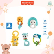 Fisher Price Baby Rattle Teether Baby Teether Toy Cute & Safe Educational Toy for Babies 3+ Months
