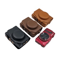 PU Leather Camera Case Shoulder Strap for Canon SX700 HS SX710 HS SX710 Camera Case Bag
