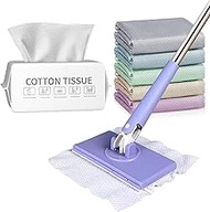 Automatic Cloth Changing Mini Mop, Automatic Cloth Changing Mini Mop Spin Mop with 360°Rotating Head