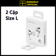 Nút tai nghe dành cho air.pod pro núm đệm silicon cao cấp có lỗ chống ồn I 88Mobile