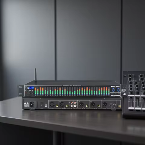 EQ31SUB Digital Equalizer 31 Stage Tuner Professional Stage Performance Noise Reduction Audio Proces