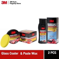 3M™ Glass Coat Windshield 08889LT ผลิตภัณฑ์ น้ำยาเคลือบกระจก ป้องกันน้ำเกาะ + ขี้ผึ้งเคลือบเงาสีรถ น