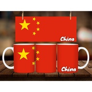 * 1 PC MUG WITH BOX * FLAG MUG DESIGN 11oz with BOX SOUVINER MUG