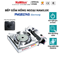 Bếp Gas Mini/Du Lịch Hồng Ngoại NaMilux PM1817AS/Van Ngắt Gas An Toàn Tự Động/SP Phù Hợp Cho Nhà Hàn
