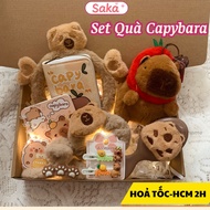 Capybara Gift Set for Lover/Best Friend - Valentine October 20 Birthday Gift Box, Gift for Students 
