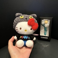 Kpop Idol G-Dragon Zoa Same Style Hello Kitty Plushie Toy Sanrio KT Cute Plush Keychain Bag Pendant 
