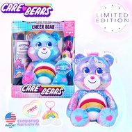 🇺🇸USA🇺🇸𝑵𝒆𝒘 𝟐𝟎𝟐𝟑❤️‍🔥Pre-Order❤️‍🔥🌈LIMITED EDITON ตุ๊กตาแคร์แบร์ Care bear 14" 🌟มีกล่อง🌟 Cheer Bear Sequin Collectors Edition อเมริกาแท้