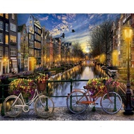 DaDa Art DQ1 Scenery and architecture 40x50cm diy oil painting paint by number on canva870 150countr