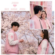 Just Jacket - Varsity BIG Size KDRAMA JISOO SEO KANG JOON (S - XXXXXXL 6XL) BESTFRIEND UNIVERSITY Ko
