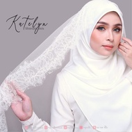 [KATELYN VEIL] Nikah, Bride Veil, Veil Minimalist, Veil Off white