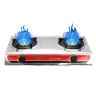 เตาแก๊สสเเตนเลส2 หัว ทนความร้อนได้ดีรุ่น HMEL-GRILL-022